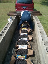 Open The Charcoal Bags